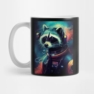 Cute Raccoon In Spacesuit Mug